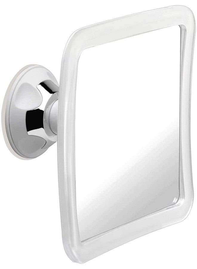 MIRRORVANA Fogless Shower Mirror for Shaving with Upgraded Suction, Anti Fog Shatterproof Surface and 360° Swivel - 6.3" x 6.3" - Image 1